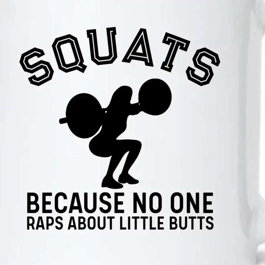 Squats Because No One Raps About Little Butts Funny Trainer Meaningful Gift Black Color Changing Mug