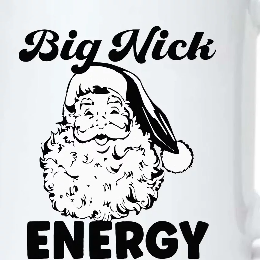 Santa's Big Nick Energy Hilarious Christmas Gift Black Color Changing Mug