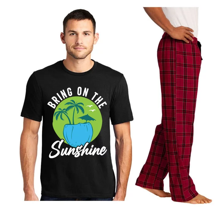 Summer Bring On The Sunshine Summer Beach Meaningful Gift Pajama Set