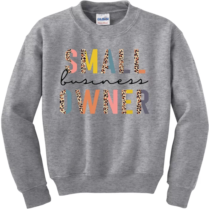 Small Business Owner Tee For Women CEO Entrepreneur Kids Sweatshirt