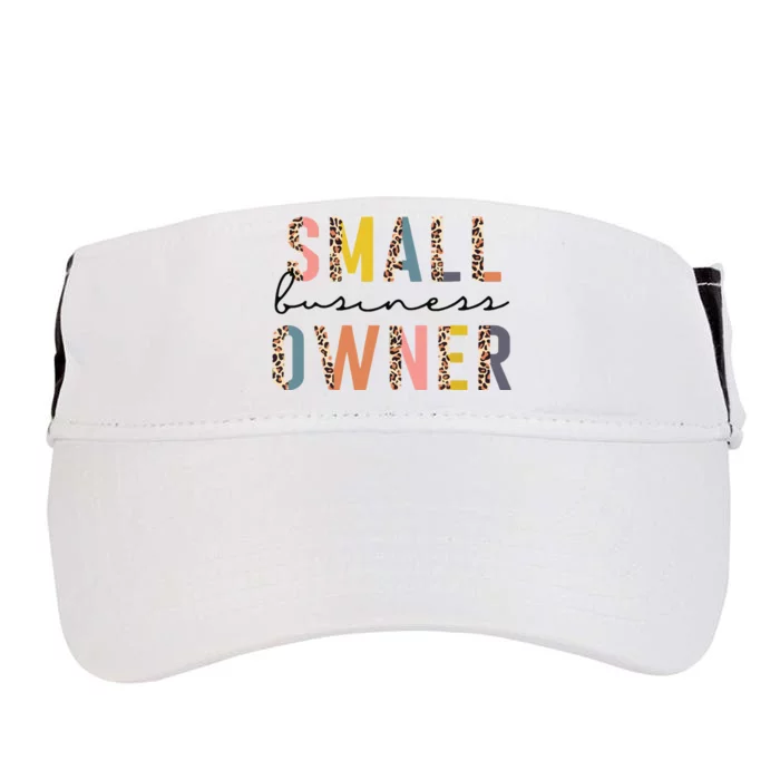 Small Business Owner Tee For Women CEO Entrepreneur Adult Drive Performance Visor