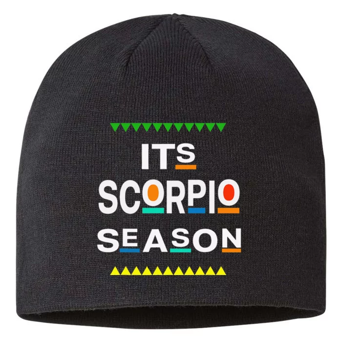 Scorpio Birthday October November ITS LEO SEASON Fun Saying 8 1/2in Sustainable Knit Beanie