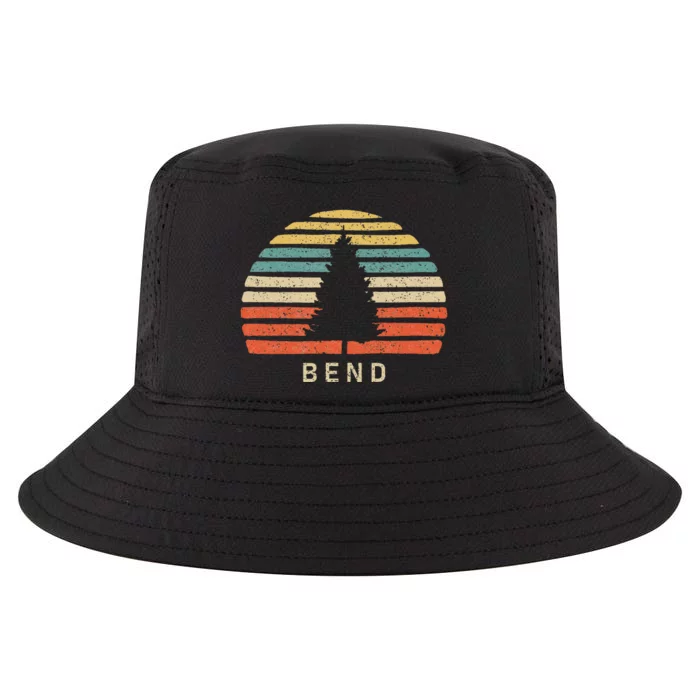 Sunset Bend Oregon Pine Tree Cool Comfort Performance Bucket Hat