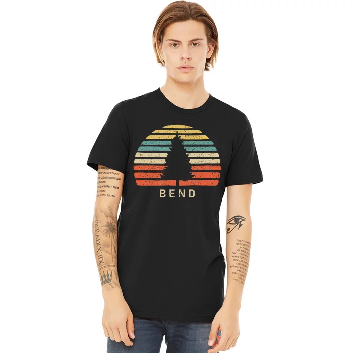 Sunset Bend Oregon Pine Tree Premium T-Shirt