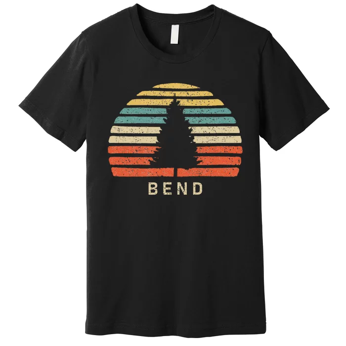 Sunset Bend Oregon Pine Tree Premium T-Shirt