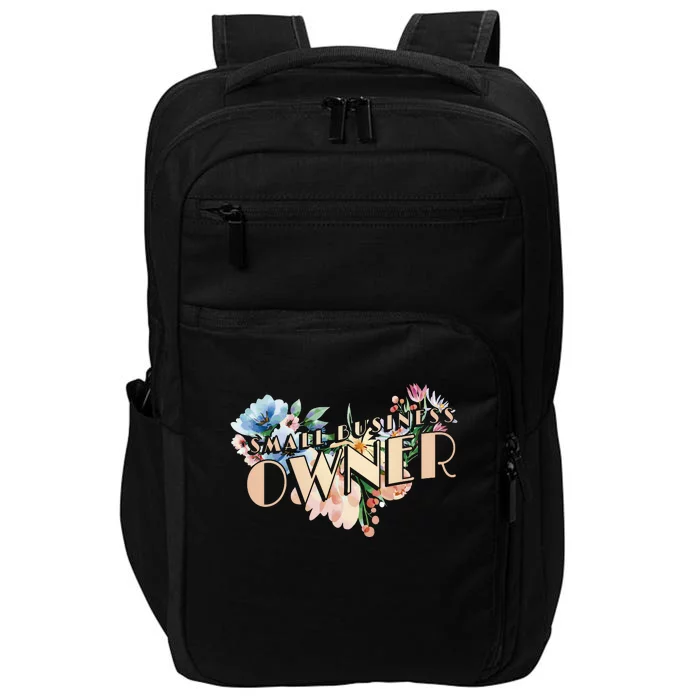 Small Business Owner Flower Impact Tech Backpack