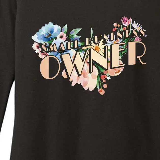 Small Business Owner Flower Womens CVC Long Sleeve Shirt