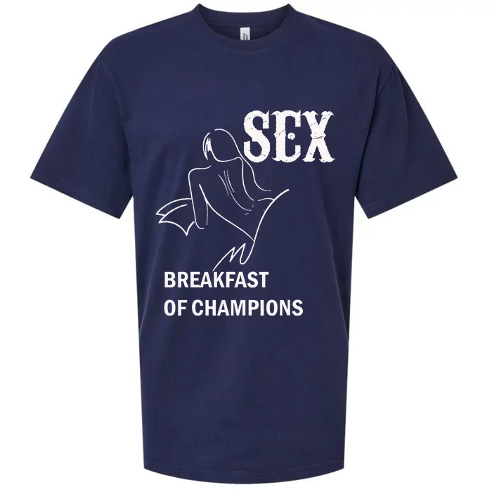 Sex Breakfast Of Champions Naughty Sueded Cloud Jersey T-Shirt