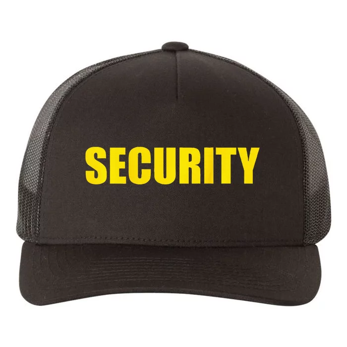 Security Back Only Yupoong Adult 5-Panel Trucker Hat