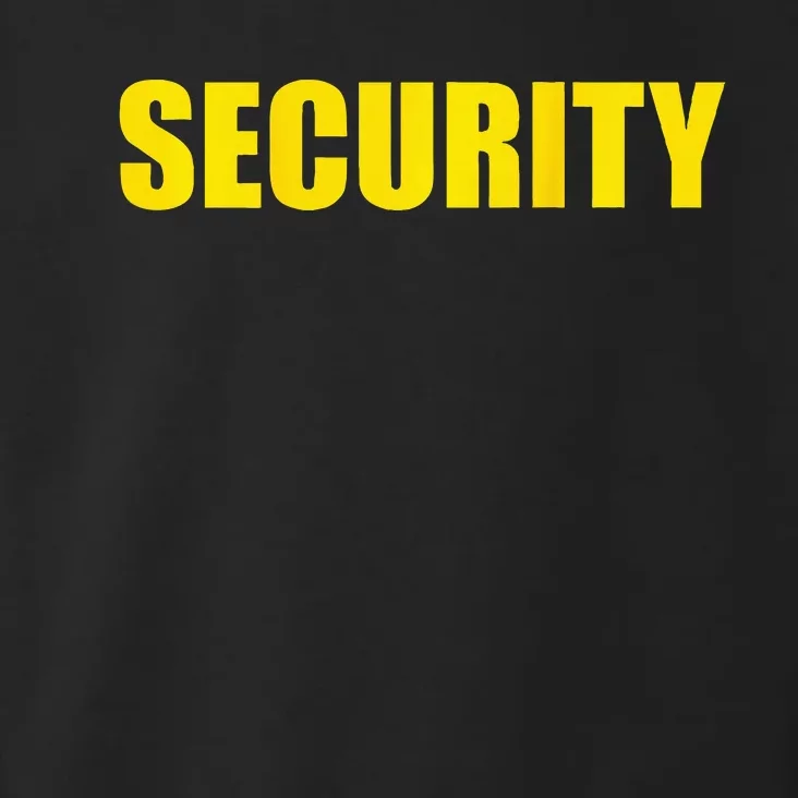 Security Back Only Toddler Hoodie