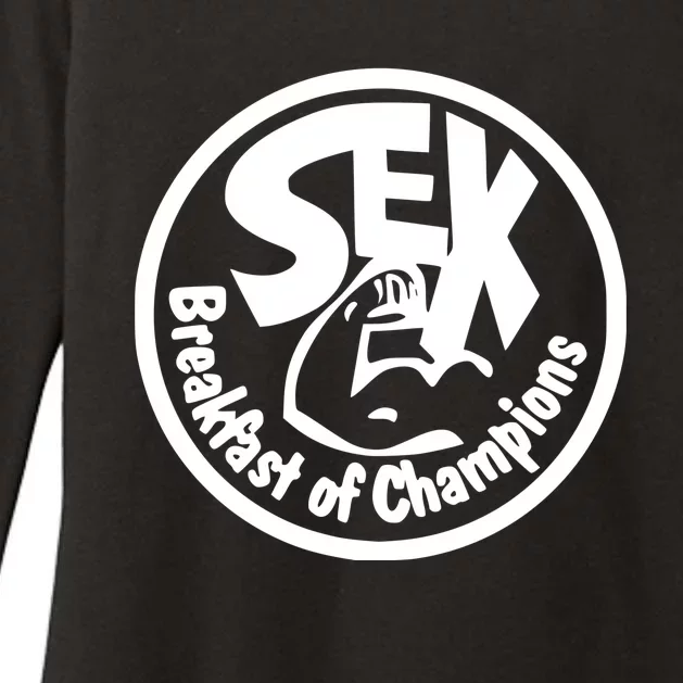 Sex Breakfast Of Champions Formula Driver Hunt Womens CVC Long Sleeve Shirt