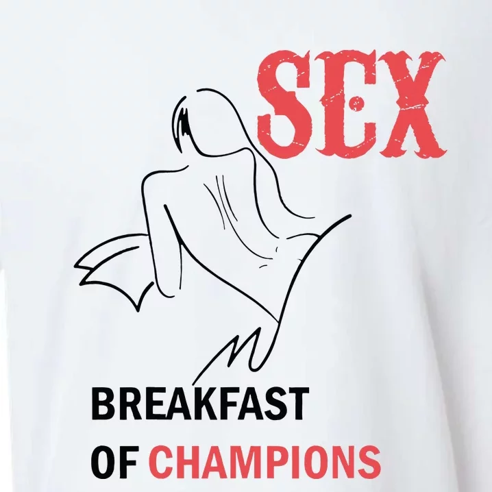 Sex Breakfast Of Champions Naughty Sueded Cloud Jersey T-Shirt