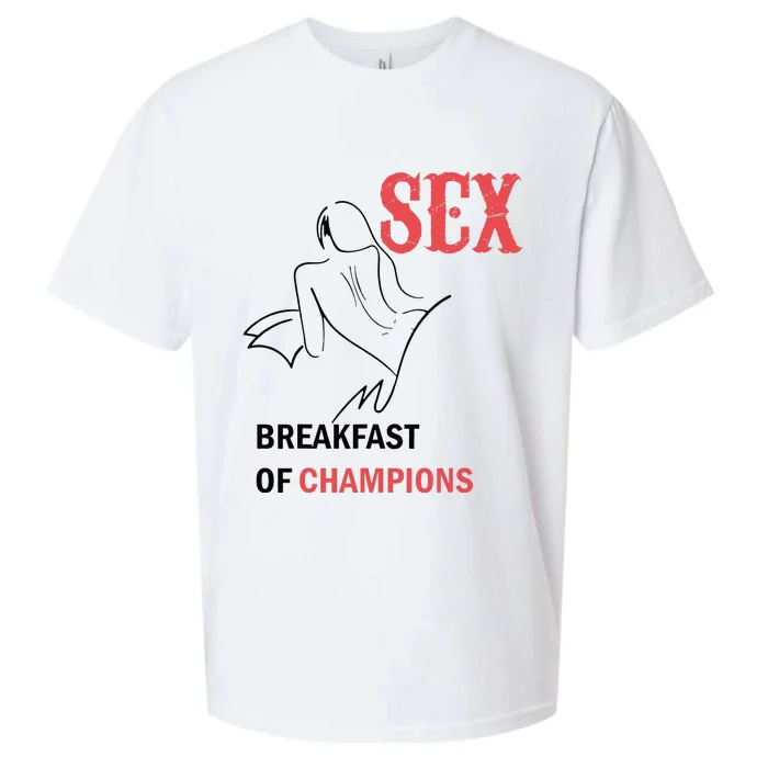 Sex Breakfast Of Champions Naughty Sueded Cloud Jersey T-Shirt