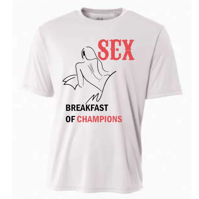 Sex Breakfast Of Champions Naughty Cooling Performance Crew T-Shirt