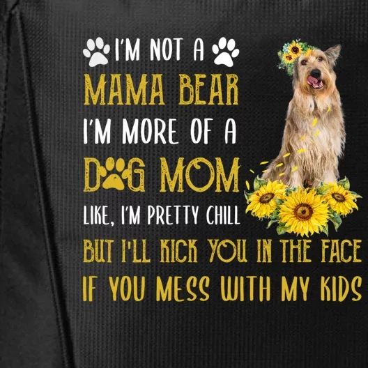 Sunflower Berger Picard Mom Mothers Day Dog Mom Gift City Backpack