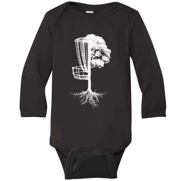 Spookiest By Par Disk Golf Skeleton Frisbee Halloween Baby Long Sleeve Bodysuit