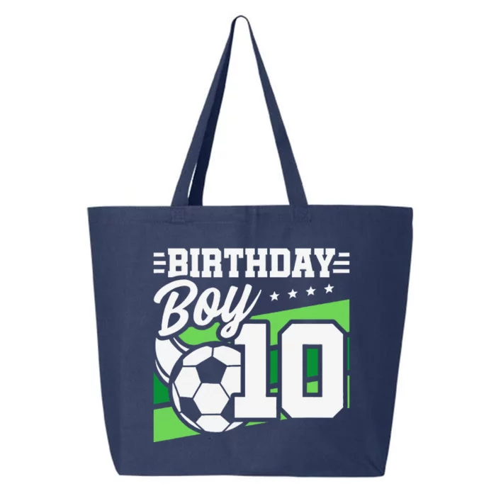 Soccer Birthday Party 10 Year Old Boy 10th Birthday 25L Jumbo Tote