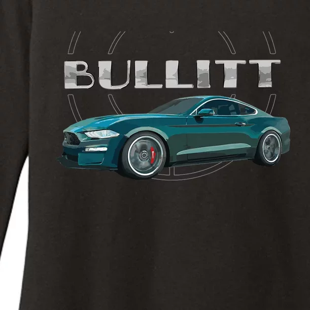 S550 Bullitt Performance Car 5.0liter V8 Muscle Green Womens CVC Long Sleeve Shirt