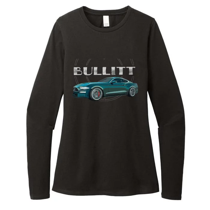 S550 Bullitt Performance Car 5.0liter V8 Muscle Green Womens CVC Long Sleeve Shirt