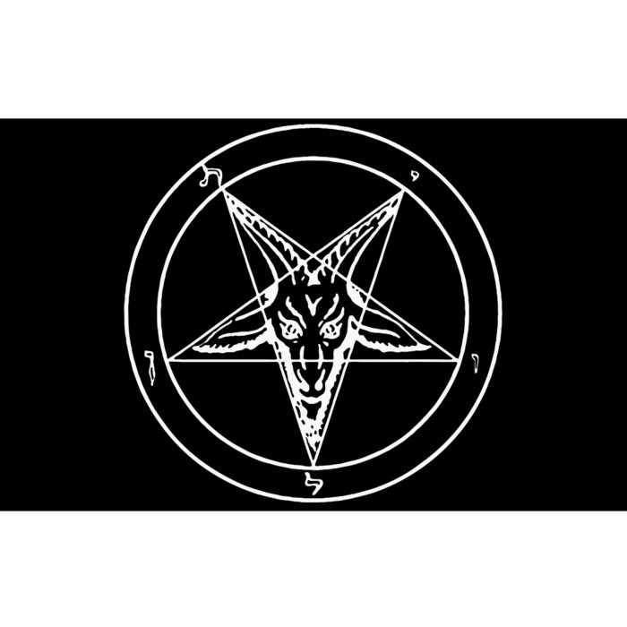 Sigil Baphomet Pentagram Occult Goat Head Devil 666 Bumper Sticker