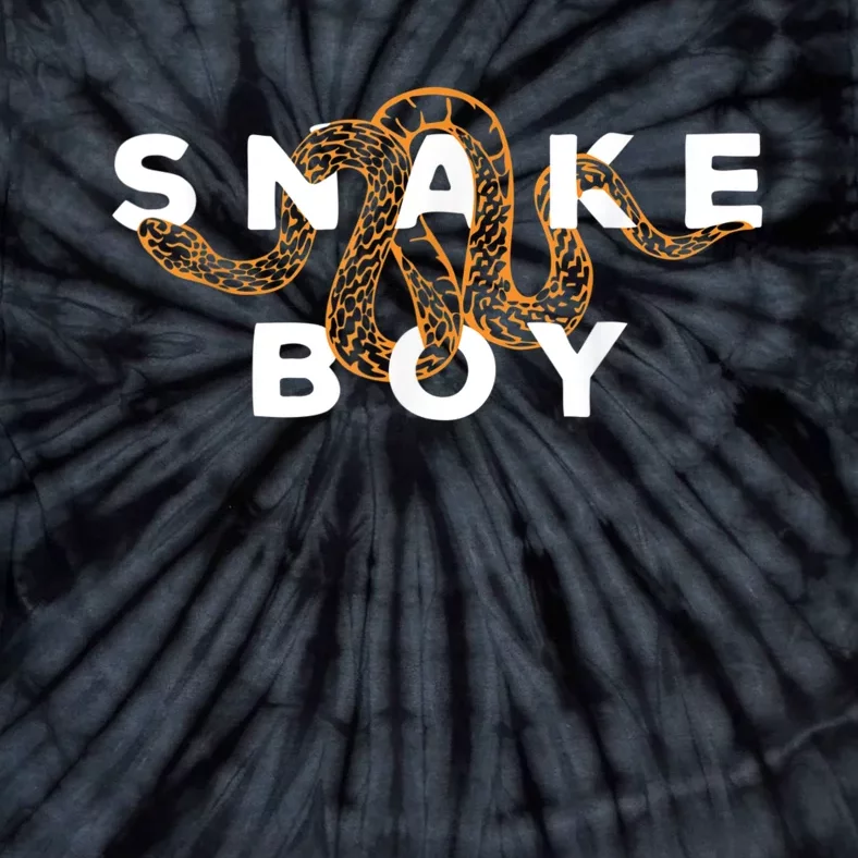 Snake Boy Python Herpetology Snakes Owner Tie-Dye T-Shirt