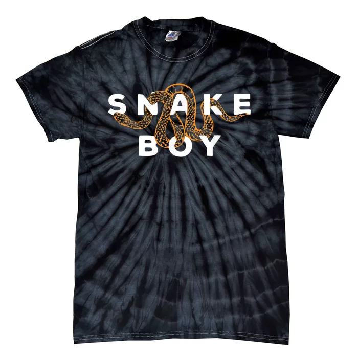 Snake Boy Python Herpetology Snakes Owner Tie-Dye T-Shirt