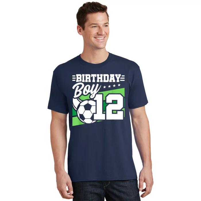 Soccer Birthday Party 12 Year Old Boy 12th Birthday T-Shirt