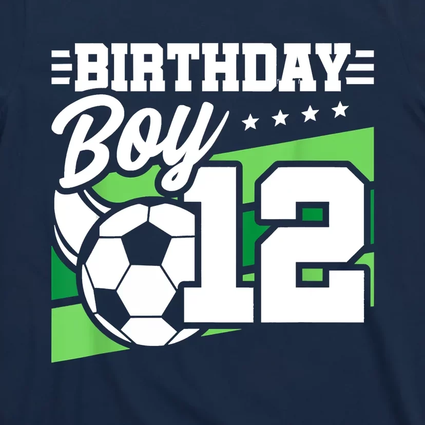 Soccer Birthday Party 12 Year Old Boy 12th Birthday T-Shirt