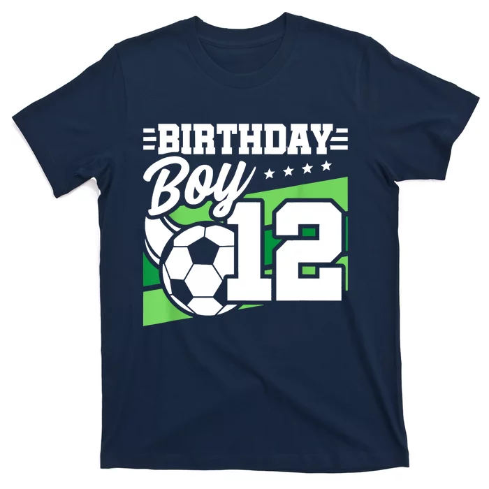 Soccer Birthday Party 12 Year Old Boy 12th Birthday T-Shirt