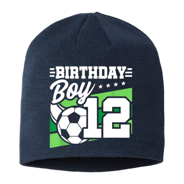 Soccer Birthday Party 12 Year Old Boy 12th Birthday 8 1/2in Sustainable Knit Beanie