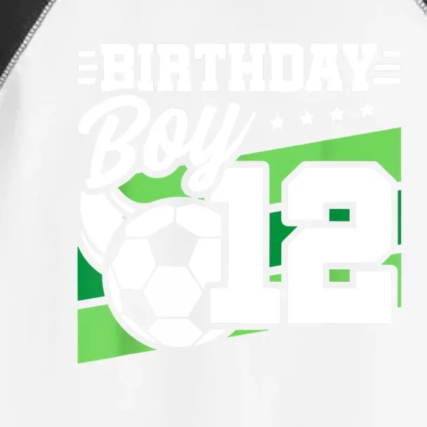 Soccer Birthday Party 12 Year Old Boy 12th Birthday Toddler Fine Jersey T-Shirt