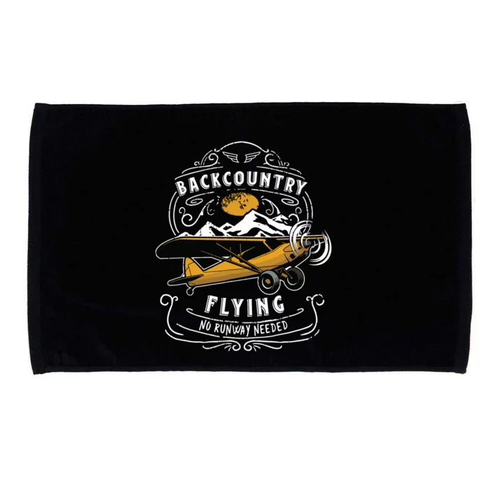 STOL Bush Plane Backcountry Flying Vintage Microfiber Hand Towel