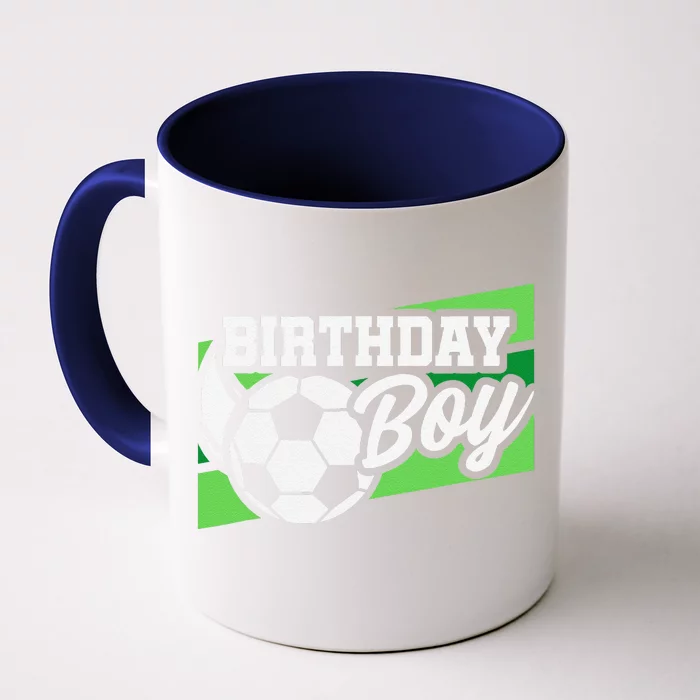 Soccer Birthday Party Birthday Boy Soccer Birthday Front & Back Coffee Mug