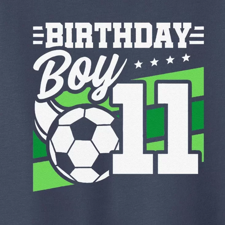 Soccer Birthday Party 11 Year Old Boy 11th Birthday Toddler T-Shirt