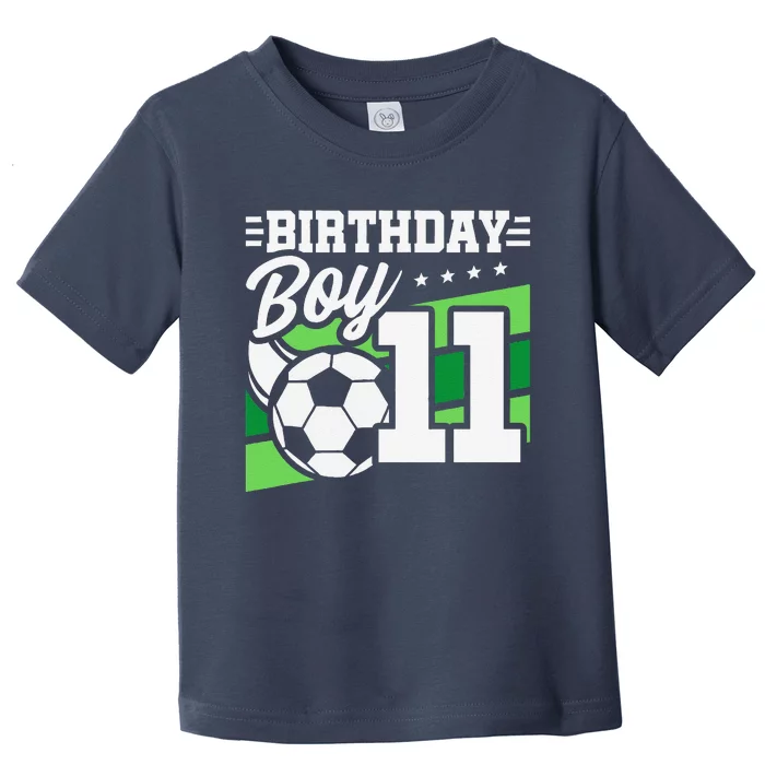 Soccer Birthday Party 11 Year Old Boy 11th Birthday Toddler T-Shirt