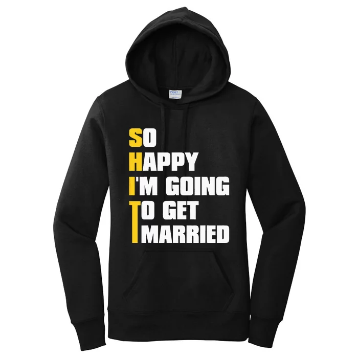 Sarcastic Bachelor Party Stag Groomsmen Getaway Wedding Women's Pullover Hoodie