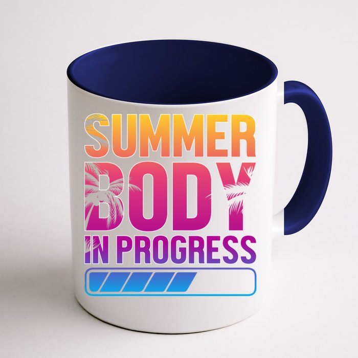 Summer Body Progress Motif Front & Back Coffee Mug