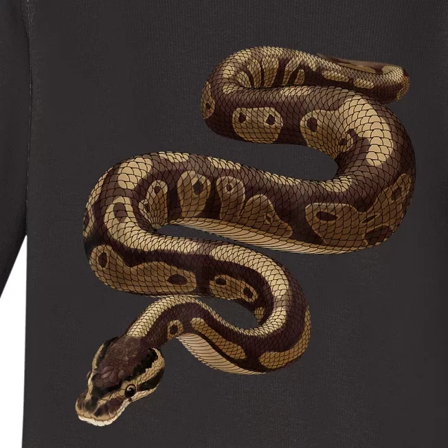 Snake Ball Python Baby Long Sleeve Bodysuit