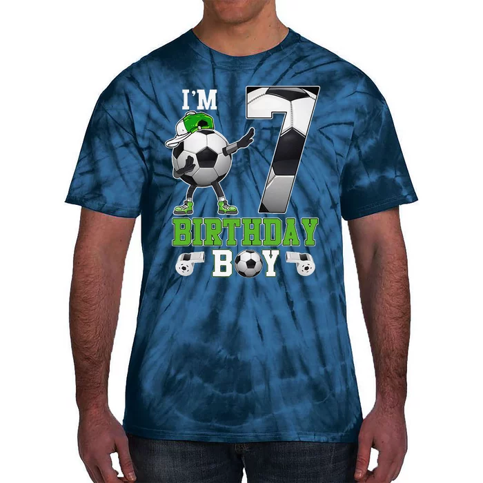 Soccer Birthday Party 7 Years Old 7th Birthday Est 2016 Tie-Dye T-Shirt