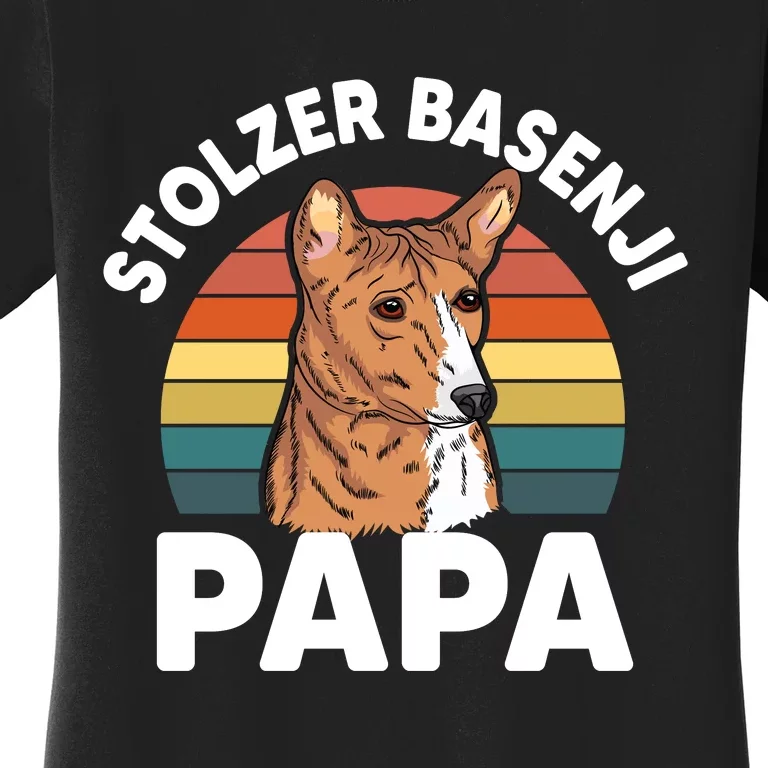 Stolzer Basenji Papa Women's T-Shirt