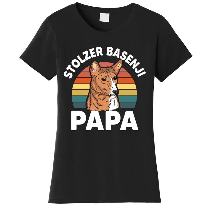 Stolzer Basenji Papa Women's T-Shirt