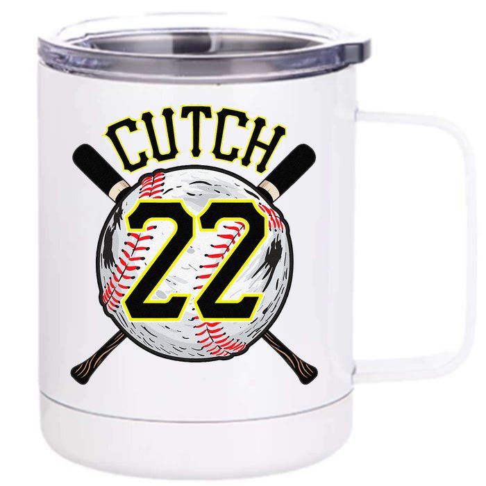 Sports Baseball Pirate Gift For Fans Of Pittsburgh Front & Back 12oz Stainless Steel Tumbler Cup