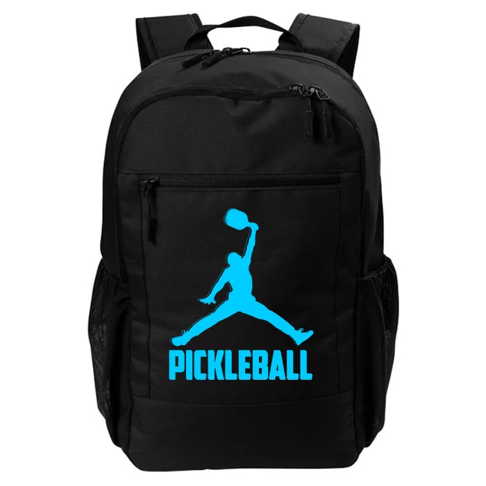 Sky Blue Pickleball Sports Logo Daily Commute Backpack