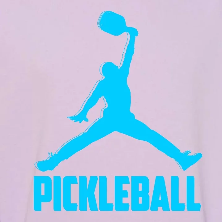 Sky Blue Pickleball Sports Logo Garment-Dyed Sweatshirt