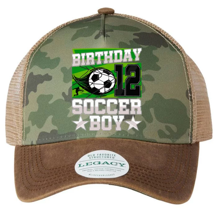 Soccer Birthday Party 12th Birthday 12 Years Old Legacy Tie Dye Trucker Hat