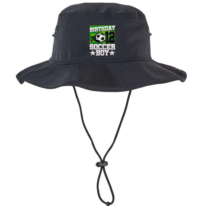 Soccer Birthday Party 12th Birthday 12 Years Old Legacy Cool Fit Booney Bucket Hat