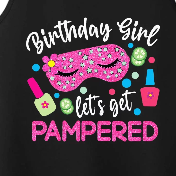 Spa Birthday Party Supplies For Girl Lets Get Pampered Performance Tank