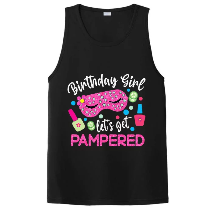 Spa Birthday Party Supplies For Girl Lets Get Pampered Performance Tank