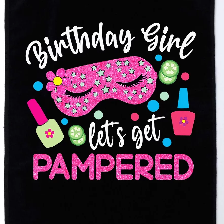 Spa Birthday Party Supplies For Girl Lets Get Pampered Platinum Collection Golf Towel