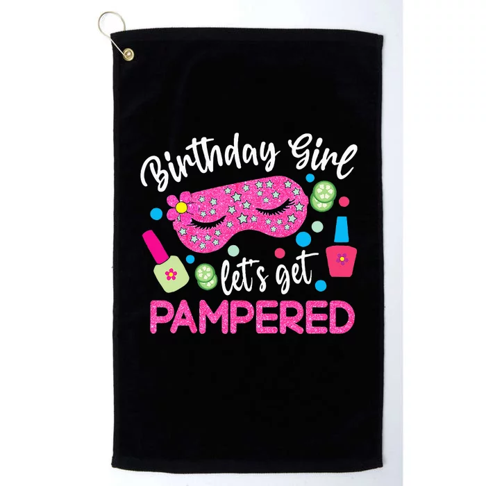 Spa Birthday Party Supplies For Girl Lets Get Pampered Platinum Collection Golf Towel